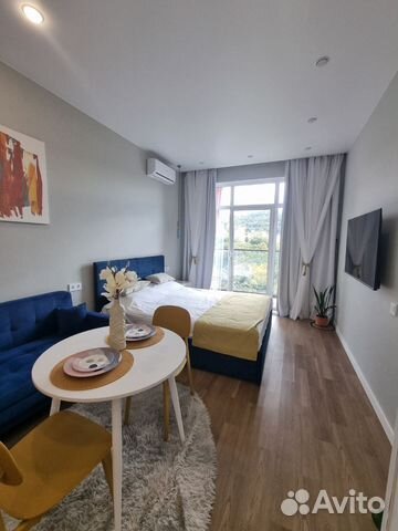 

Квартира-студия, 29 м², 2 кровати