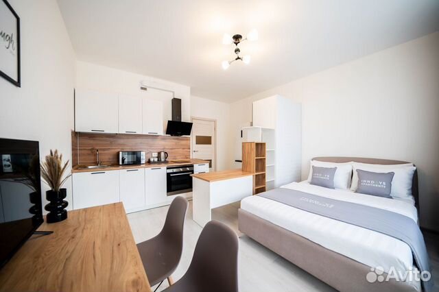 

Квартира-студия, 29 м², 1 кровать