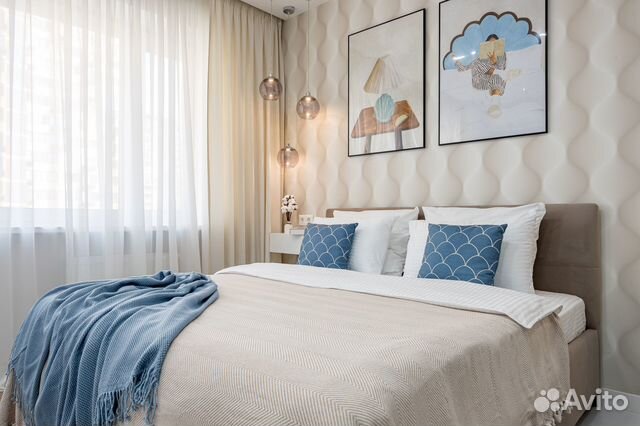 

Квартира-студия, 33 м², 2 кровати
