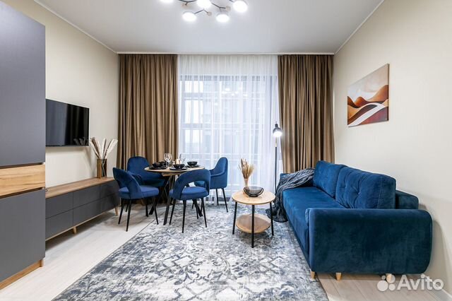 

1-к. квартира, 41 м², 2 кровати