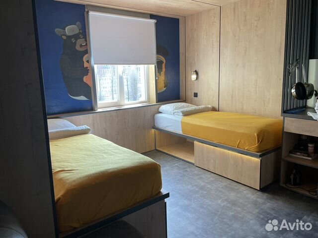 

Квартира-студия, 23 м², 2 кровати