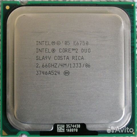 Прцессор Intel Core 2 Duo E6750 2.66 GHz/4 Mb/133