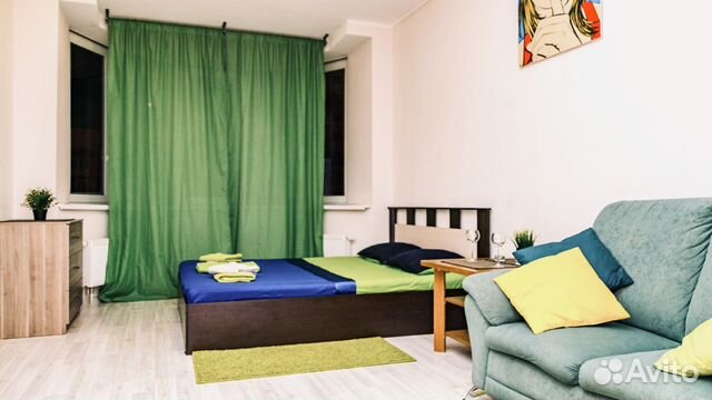 

Квартира-студия, 41 м², 1 кровать