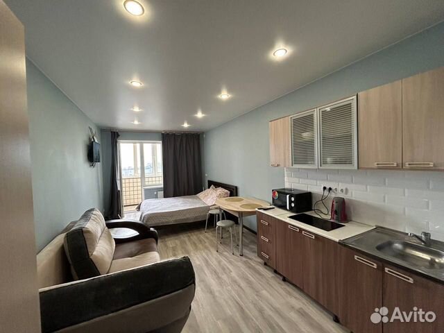 

Квартира-студия, 39 м², 2 кровати