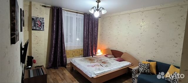 

1-к. квартира, 39 м², 2 кровати