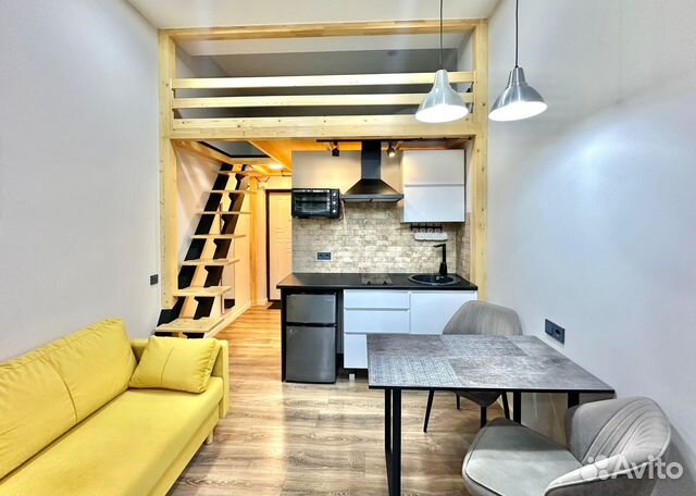 

Квартира-студия, 32 м², 2 кровати