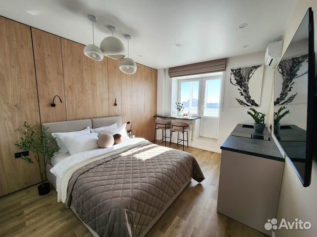 

Квартира-студия, 30 м², 1 кровать