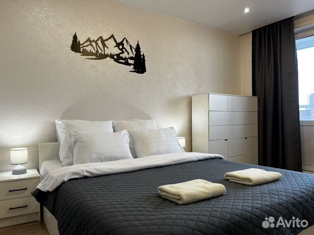 

1-к. квартира, 42 м², 2 кровати