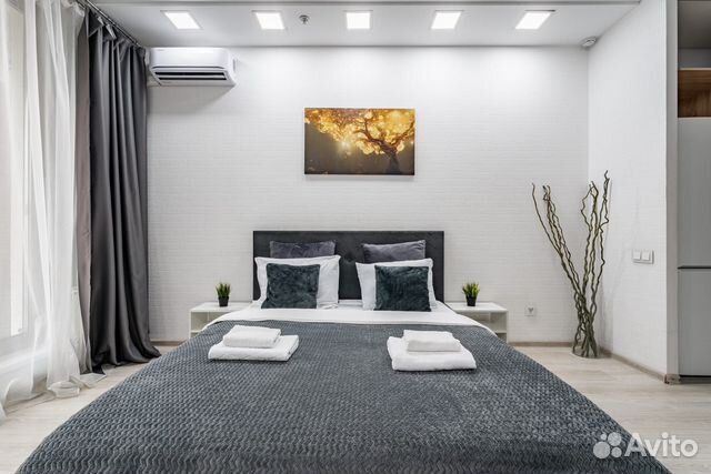 

Квартира-студия в апарт-отеле, 33 м², 2 кровати