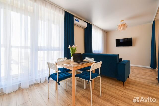 

Квартира-студия, 43 м², 2 кровати