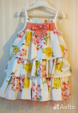 Платье с накидочкой (р.92)