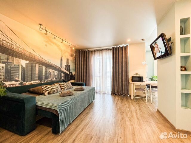 

Квартира-студия, 40 м², 1 кровать