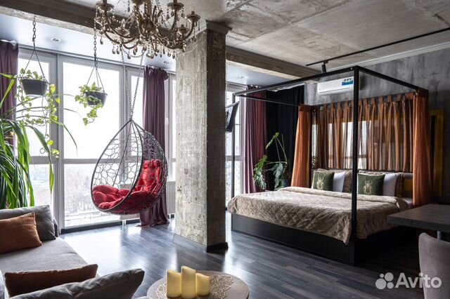 

Квартира-студия, 57 м², 2 кровати