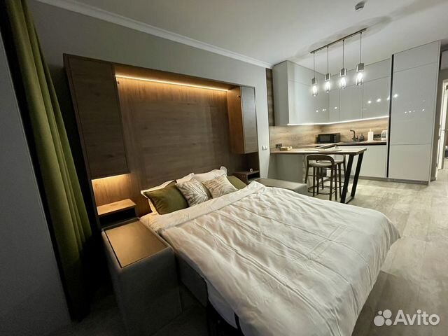 

Квартира-студия, 40 м², 1 кровать