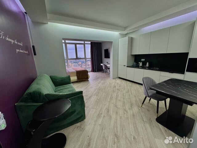 

Квартира-студия, 45 м², 1 кровать