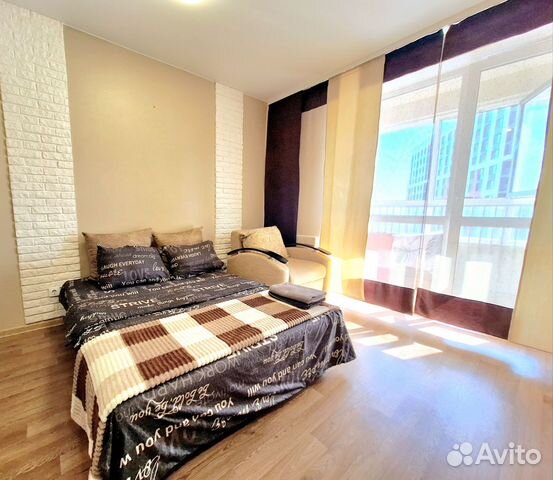 

Квартира-студия, 38 м², 1 кровать