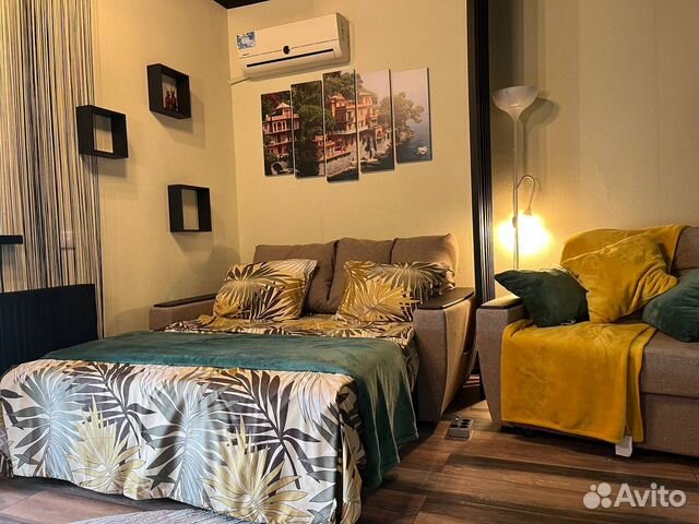 

Квартира-студия, 26 м², 2 кровати