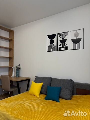 

Квартира-студия, 23 м², 2 кровати