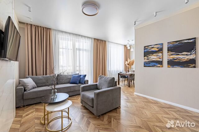 

Квартира-студия, 55 м², 2 кровати