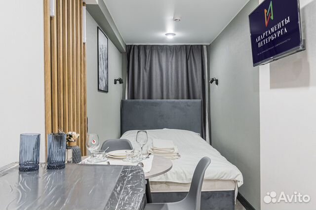 

Квартира-студия, 11,4 м², 1 кровать