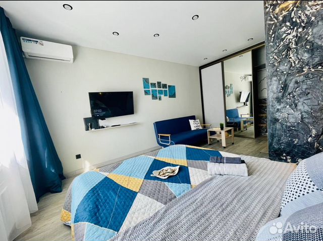 

1-к. квартира, 36 м², 2 кровати