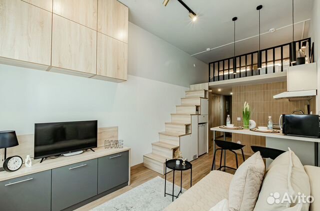 

Квартира-студия, 26 м², 2 кровати