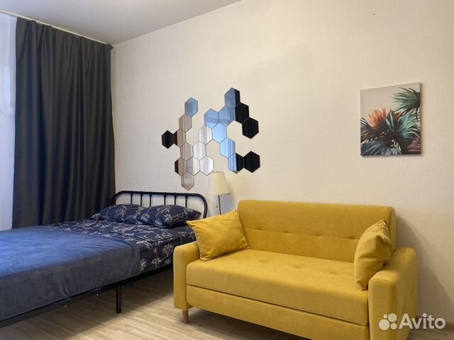 

Квартира-студия, 36 м², 2 кровати