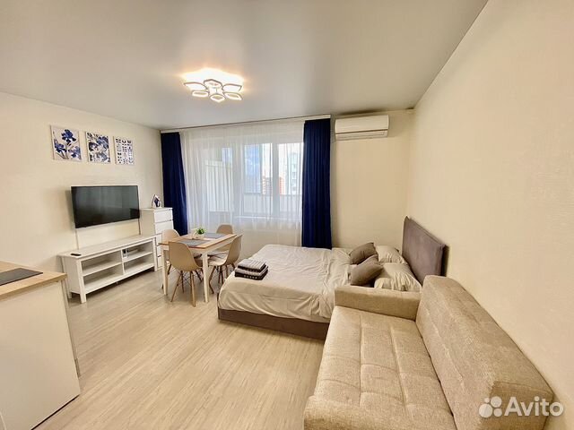 

Квартира-студия, 28 м², 2 кровати