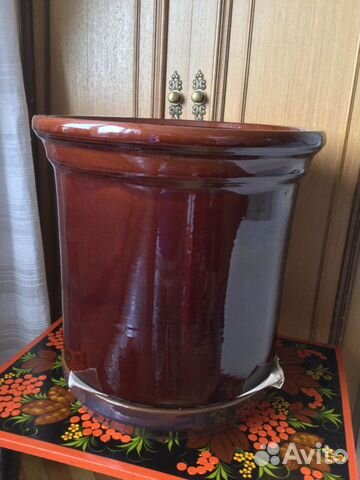 Горшок керамический напольный для цветов Горшок керамический напольный для цветов