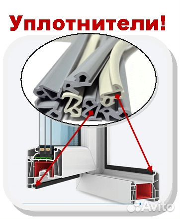 Уплотнительная резина на окна пвх