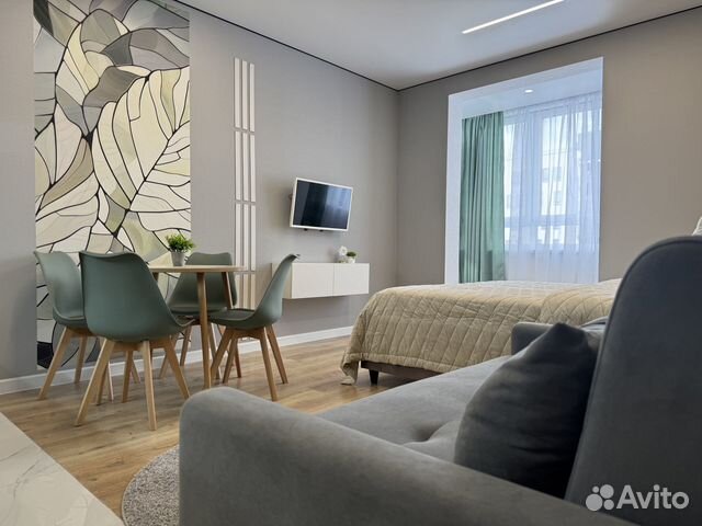 

Квартира-студия, 40 м², 2 кровати