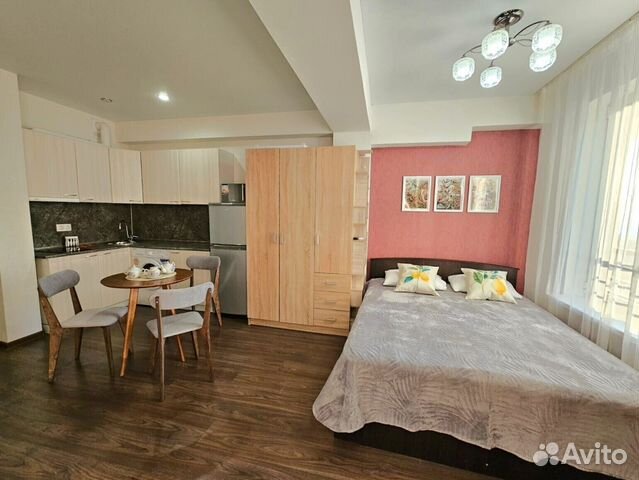

Квартира-студия, 28 м², 2 кровати