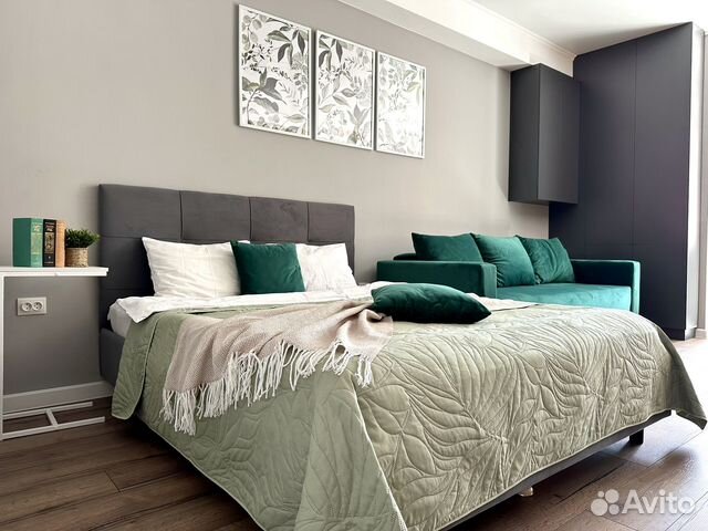 

Квартира-студия, 40 м², 2 кровати
