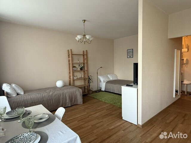 

Квартира-студия, 40,7 м², 2 кровати