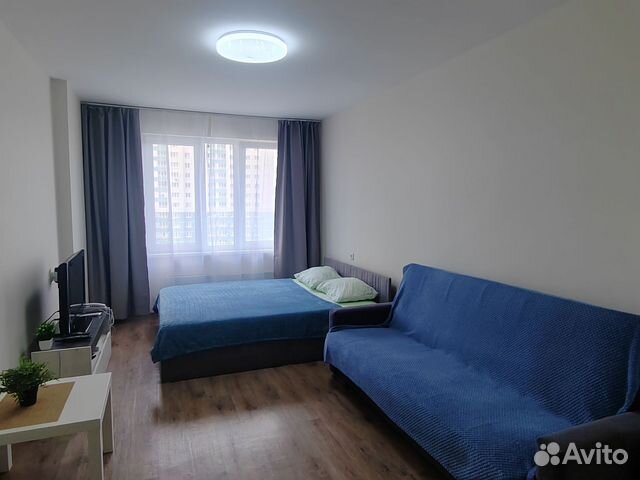 

1-к. квартира, 45 м², 2 кровати