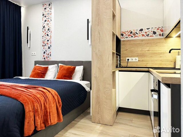 

Квартира-студия, 25 м², 1 кровать