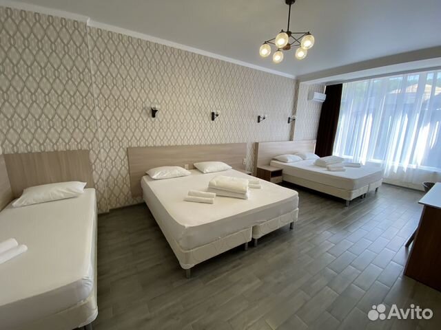 

2-к. квартира в апарт-отеле, 56 м², 3 кровати
