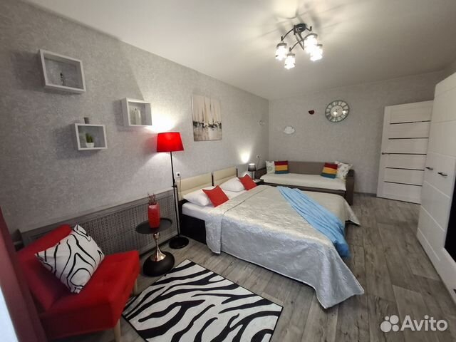 

1-к. квартира, 40 м², 2 кровати