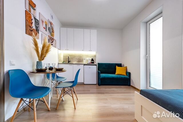 

Квартира-студия, 22 м², 2 кровати