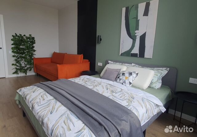 

1-к. квартира, 37 м², 2 кровати