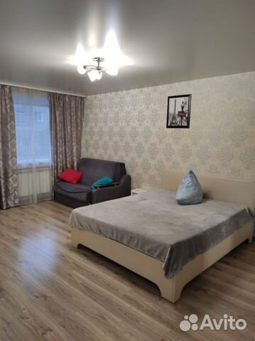 

Квартира-студия, 36 м², 2 кровати