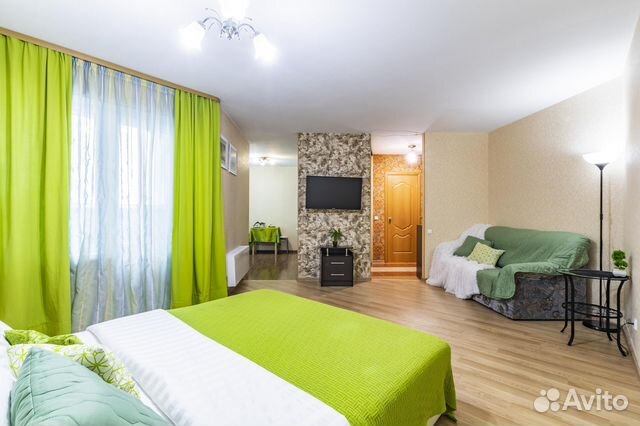 

1-к. квартира, 45 м², 2 кровати