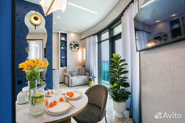

Квартира-студия, 35 м², 2 кровати