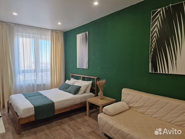 

1-к. квартира, 38 м², 2 кровати