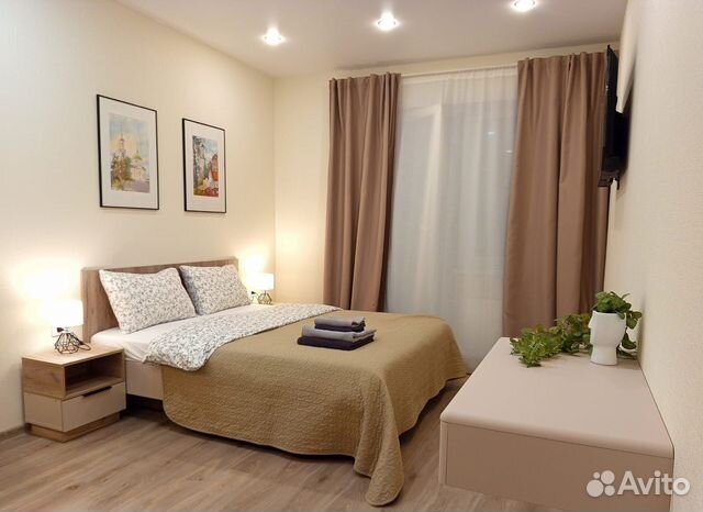 

Квартира-студия, 30 м², 2 кровати