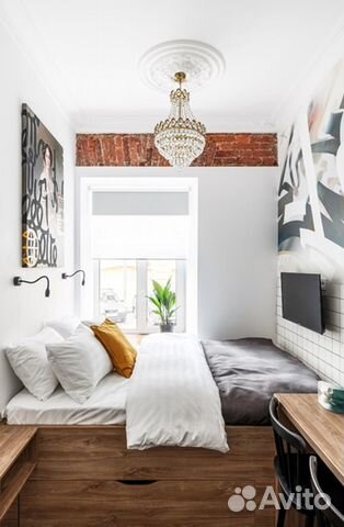 

Квартира-студия, 15 м², 1 кровать
