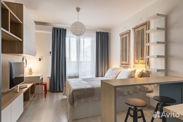 

Квартира-студия, 27 м², 1 кровать