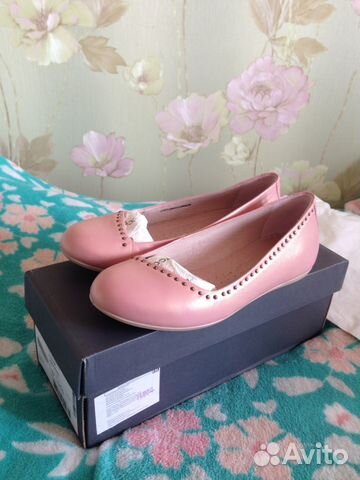 Балетки для девочки Ecco 37 новые Балетки для девочки Ecco 37 новые