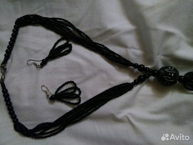 Бусы и сережки ручной работы. Африка Бусы и сережки ручной работы. Африка