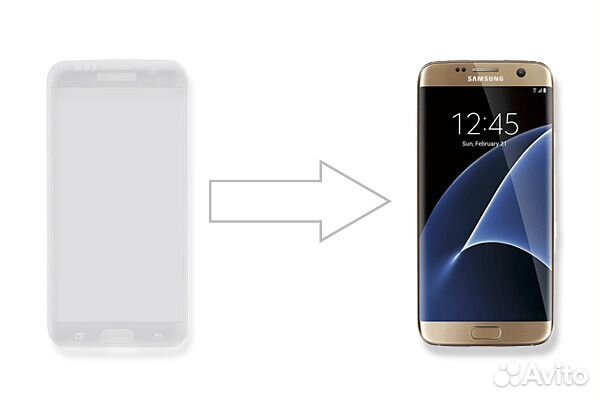 3D-стекла Ainy для SAMSUNG Galaxy S7 Edge